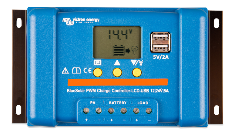 Incarcator solar LCD&USB 12V/24V 30A Victron Energy BlueSolar PWM-LCD&USB 12/24V-30A