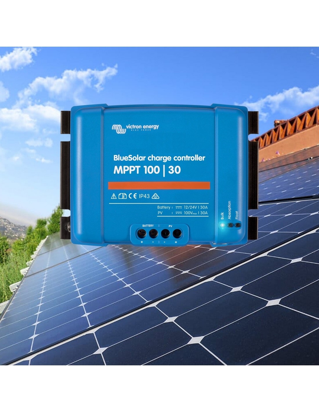 Incarcator solar 12V 24V 30A Victron Energy BlueSolar MPP