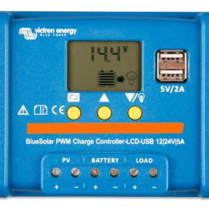 Incarcator solar LCD&USB 12V/24V 30A Victron Energy BlueSolar PWM-LCD&USB 12/24V-30A