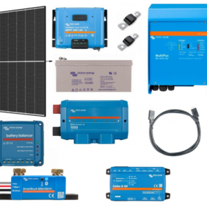 Sistem Fotovoltaic Victron Energy Off-grid 2400W stocare AGM 2640 Wh