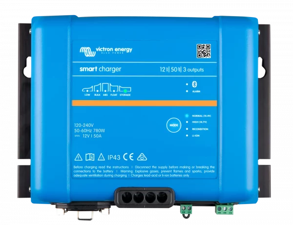 Incarcator de retea Victron Energy Phoenix Smart IP43 Charger 12/50 (3 iesiri) 120/240V